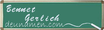 Bennet Gerlich Visitenkarte